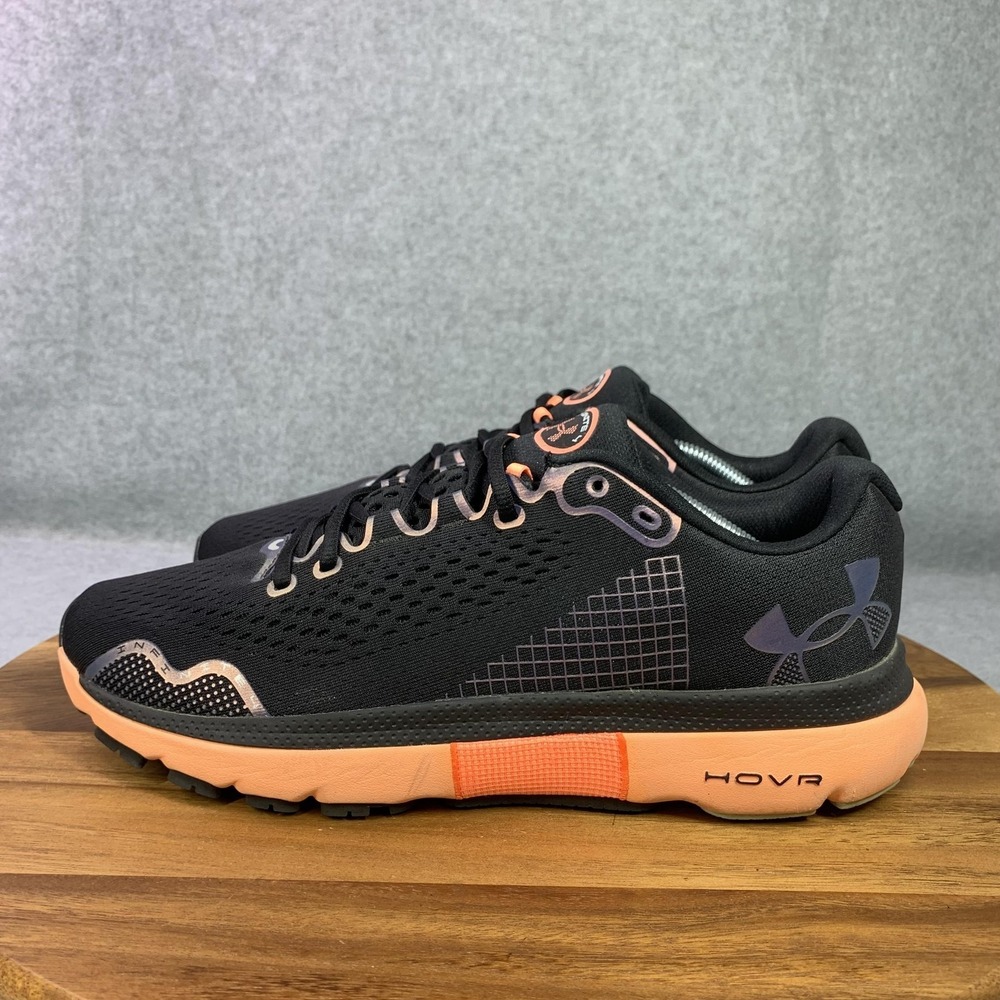 Under Armour Shoes HOVR Infinite 4 'Black Lunar Coral' Men 12 Runner 3025443-001